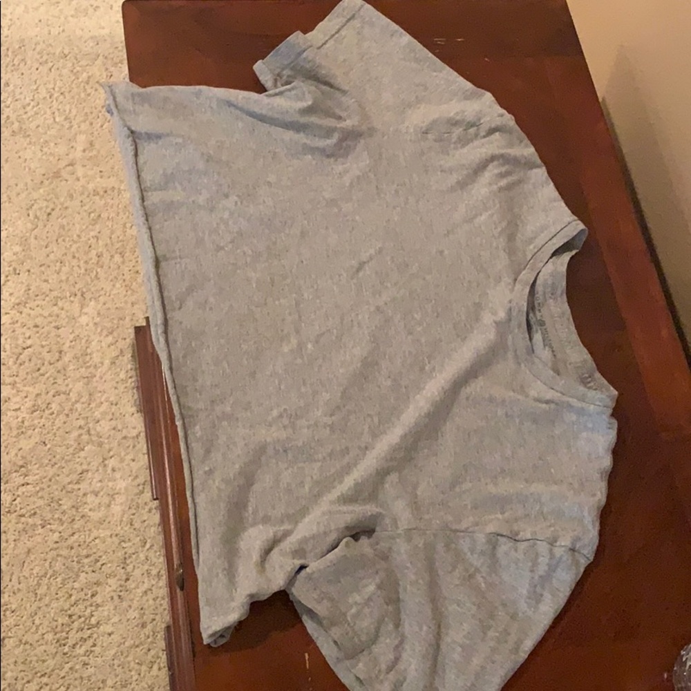 Tommy Hilfiger Grey Crop top☺️